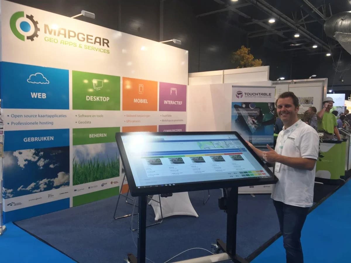 TouchTable voor product showcase
