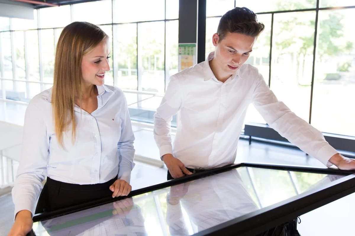 Veiligheidsbriefing met TouchTable