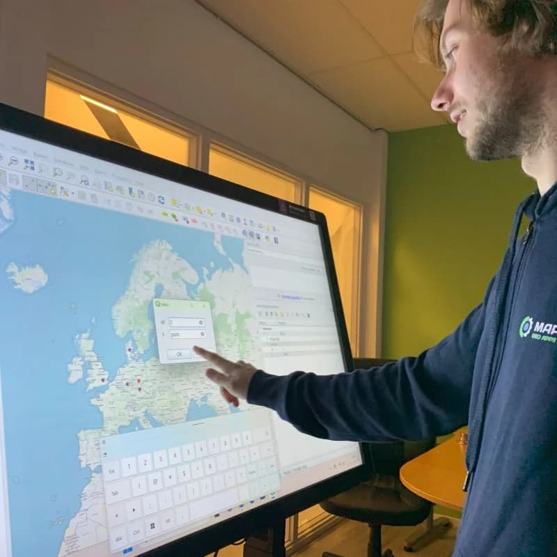 TouchTable Standard voor GIS-toepassingen
